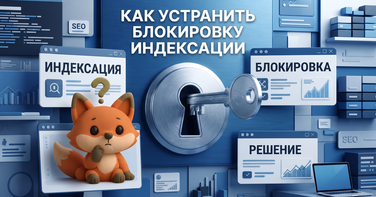 Обложка статьи: Как найти и устранить блокировку индексации в Яндексе