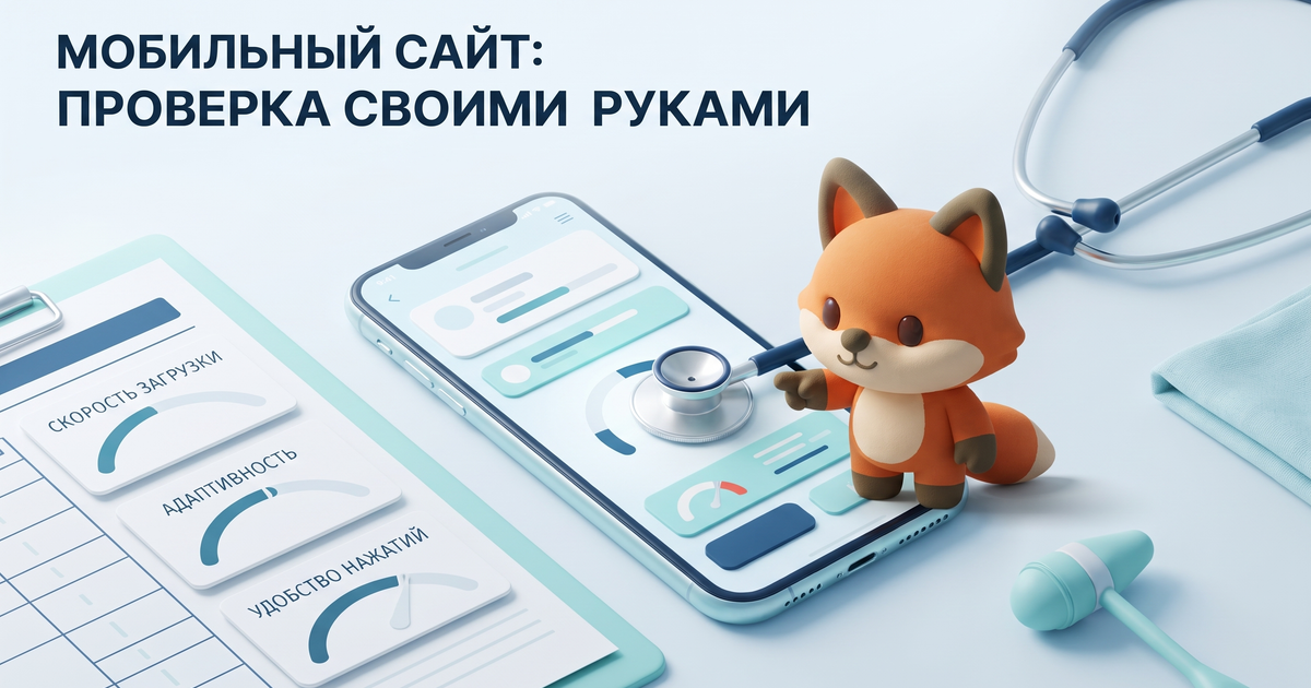 Обложка статьи: Оптимизация мобильного сайта: что проверить самому
