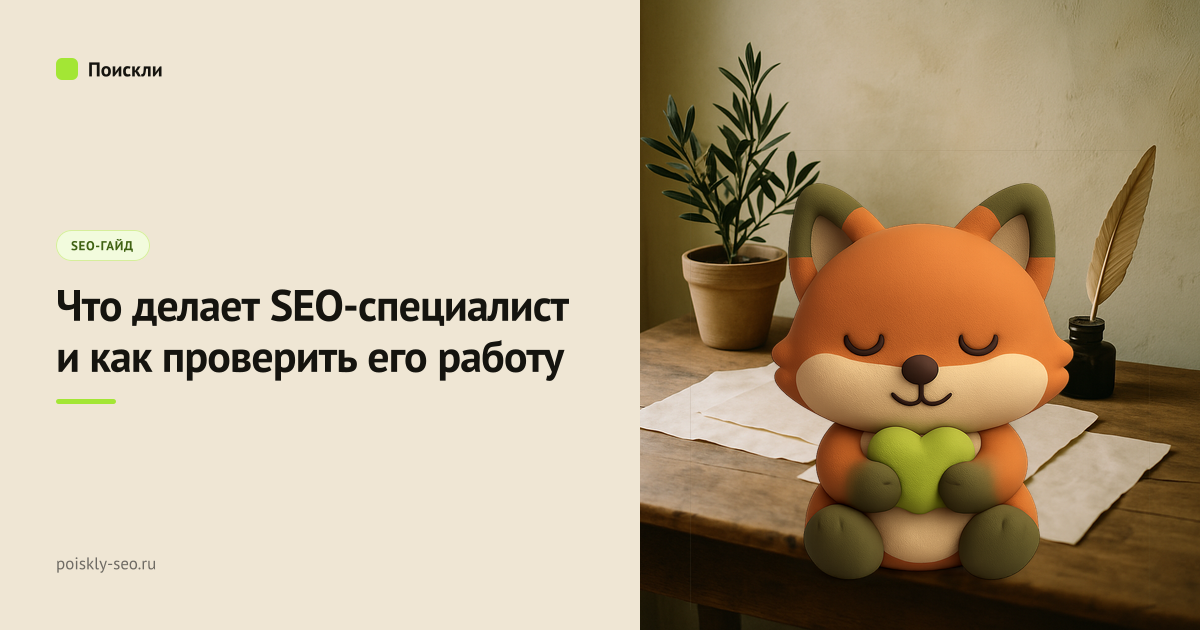 Обложка статьи: Что делает SEO-специалист и как проверить его работу